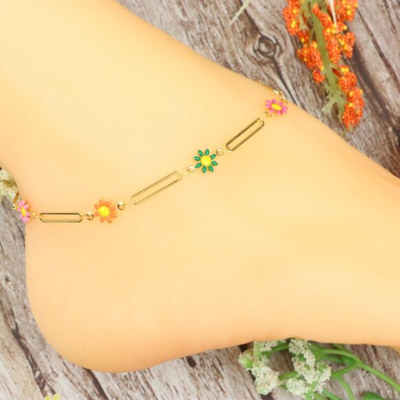 "Dainty Anklet for Women – Elegant Everyday Jewelry & Perfect Gift | MLCRC1409 - Picture 7 of 10